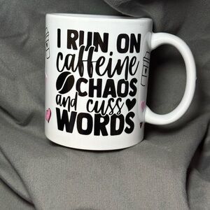 White Coffee Mug with Fun Quote